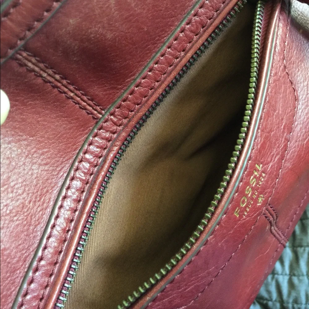 Fossil crossbody bag - leather - Picture 7 of 8